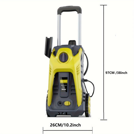 Electric Pressure Washer 4200PSI Max 2.8GPM Power Washer with 25FT Hose, Ideal for Car, Driveway, Patio, Pool Cleaning Yellow