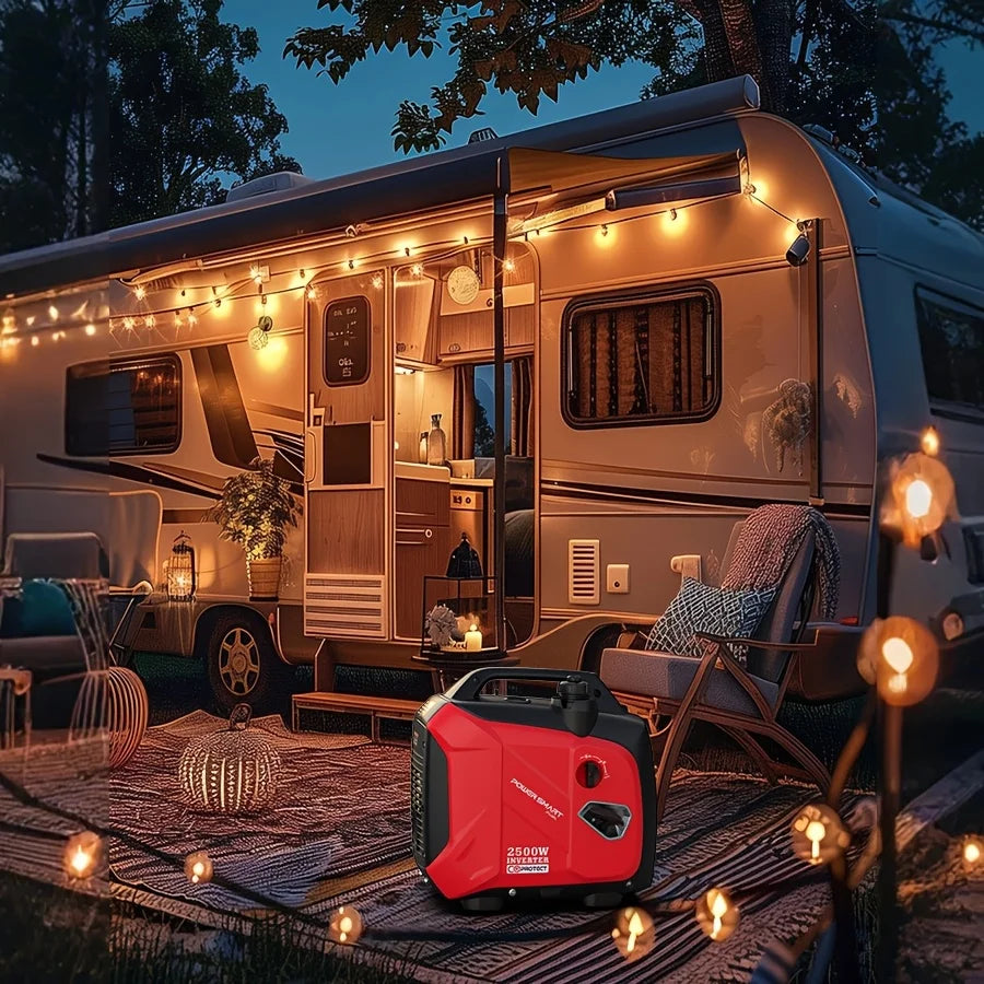 PowerSmart 2500-Watt Portable Inverter Generator with Quiet Technology and CO Protect