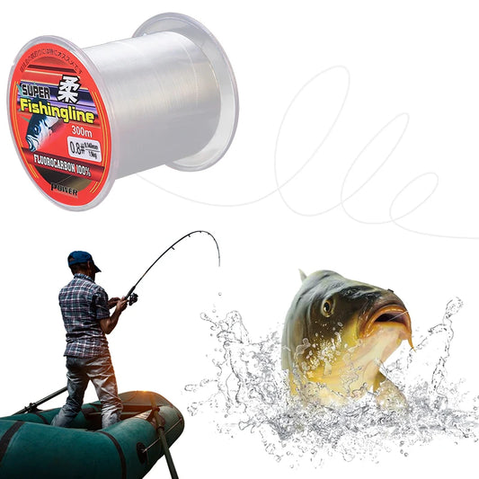 300M Fluorocarbon Fishing Line Strong Nylon