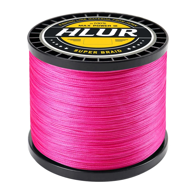 HLUR X8 Strong 300M 1000M 8 Strand Weaves PE Braided Fishing  Multifilament 8 Braid Wire 20-88LB