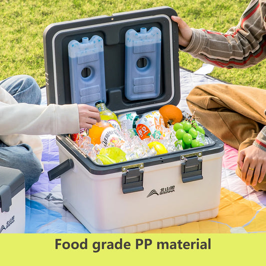 Camping Ice Box Large Capacity Car Refrigerator Portable Cooler