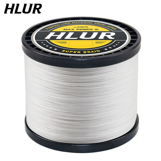 HLUR X8 Strong 300M 1000M 8 Strand Weaves PE Braided Fishing  Multifilament 8 Braid Wire 20-88LB