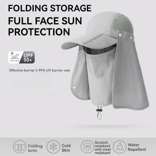 GTUBIKE Fishing Cap Windproof And Face-protecting Hat Outdoor Sports Climbing Cycling Breathable Facemask For Women And Men