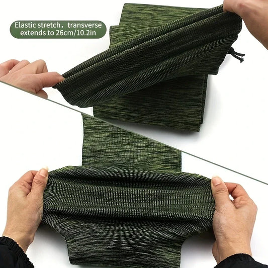 Silicone Treated Gun Sock Polyester Rifle Shooting Fishing Rod Protection Cover Bag Case Hunting Sleeve