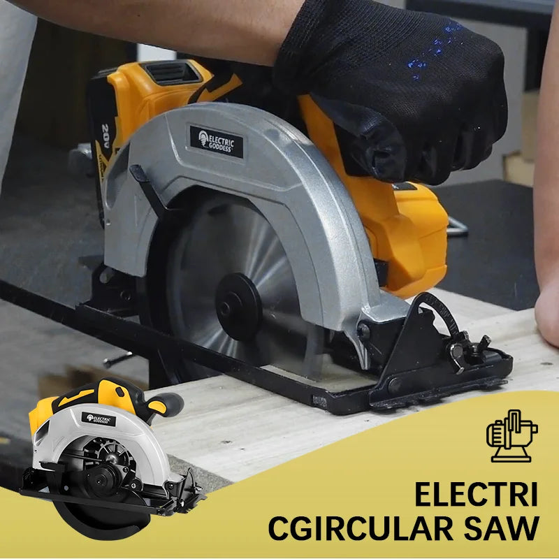 For 20V Dewalt 7 Inch Brushless Electric Circular Saw Cordless High Power Board Cutting Machine Woodworking Power Tools