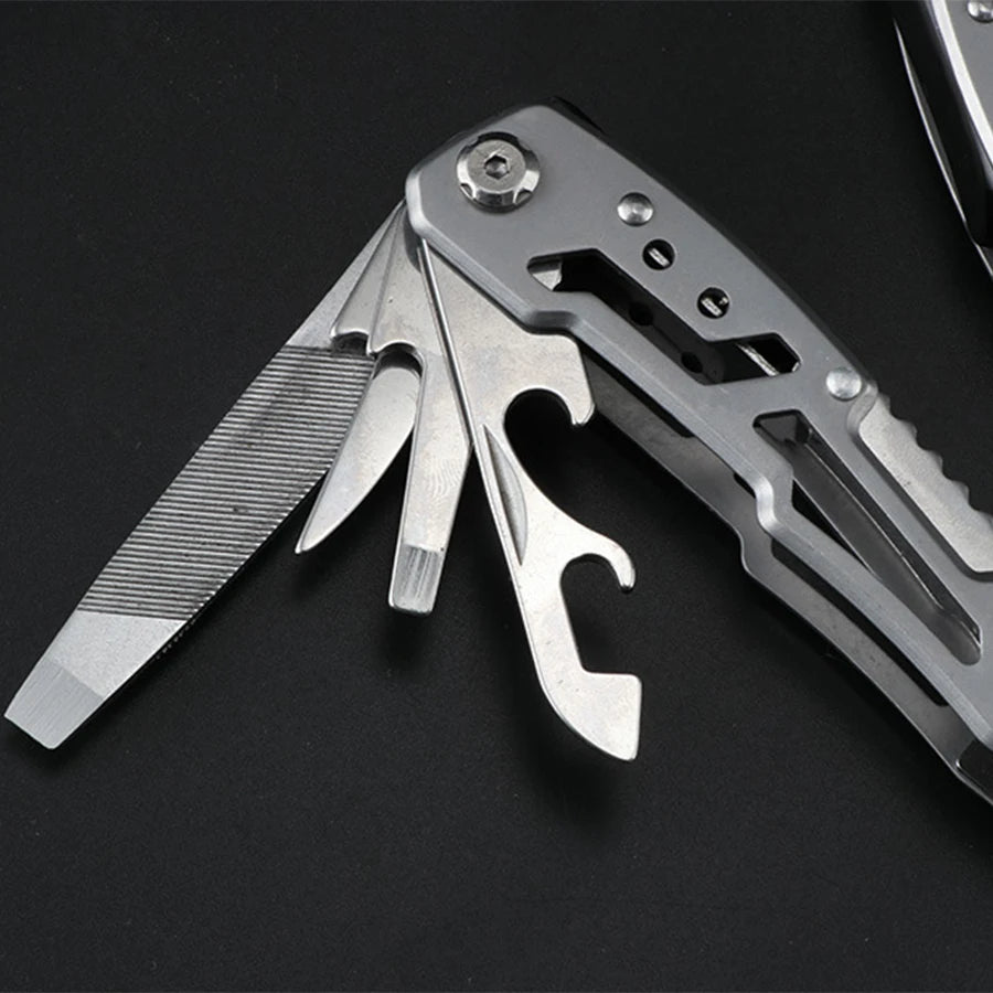 Stainless Steel Folding Multifunction Tools Emergency survival Knife Pliers