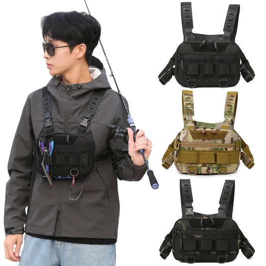 Fishing Tackle Bags Waist Fanny Pack Fishing Lures Line Box Utility Storage Accessories Outdoor