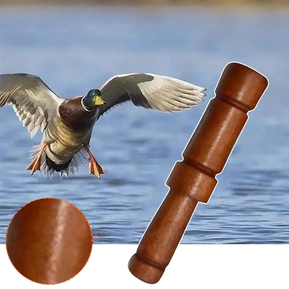 Wooden Whistle Lure Hunting All Ducks Mallard Lure Outdoor Hunting Realistic Sound Calls