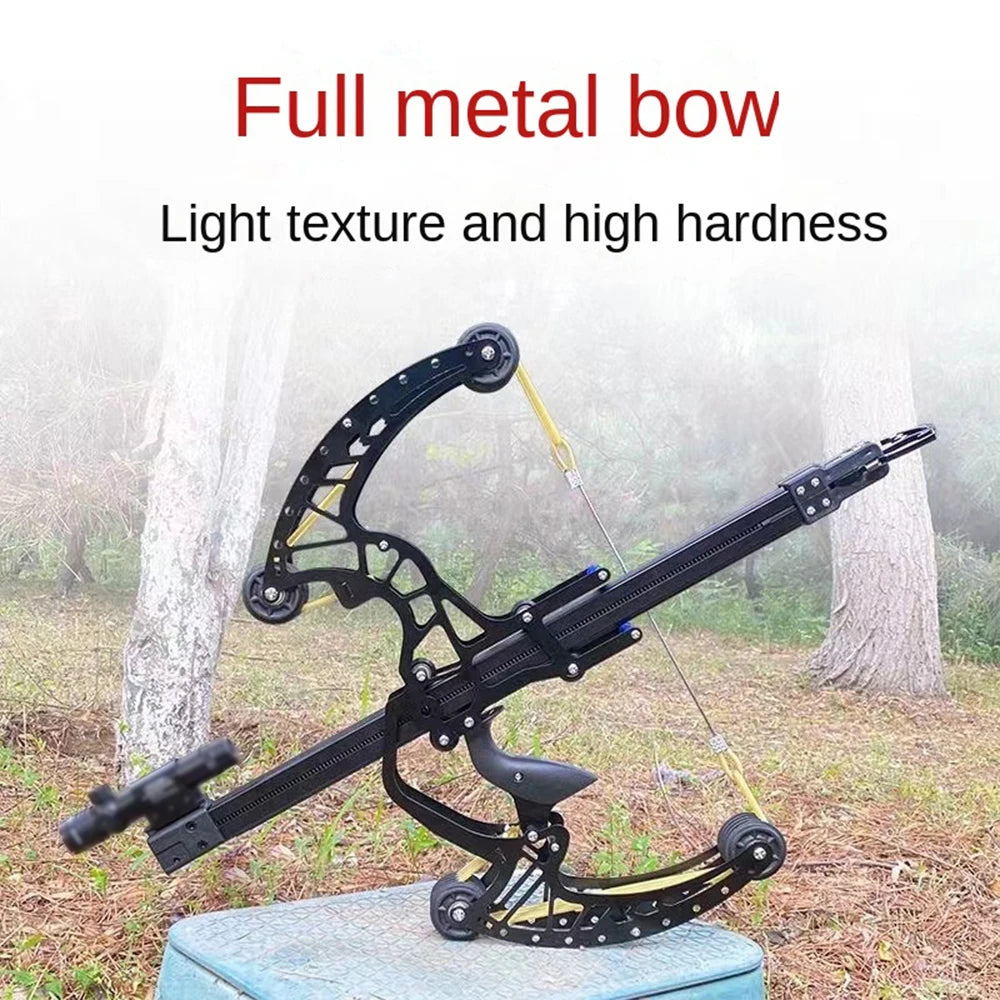 All-Metal 50-round Compound Bow & Arrow Compound Slingshot