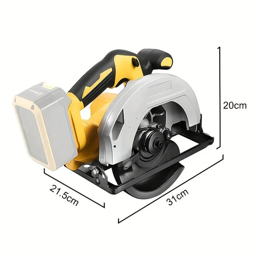 Cordless Circular Saw Compatible With DEWALT 20V MAX Battery, 7-1/4 Inch Brushless Power Circular Saw, 0-50 Degree Bevel Capabil