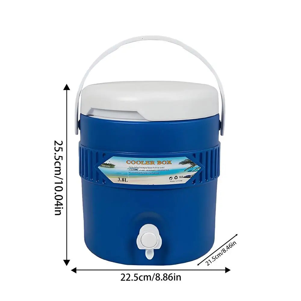 3.8L Camping Coolers Long-Lasting Insulation Portable Drink Dispensers Beverage