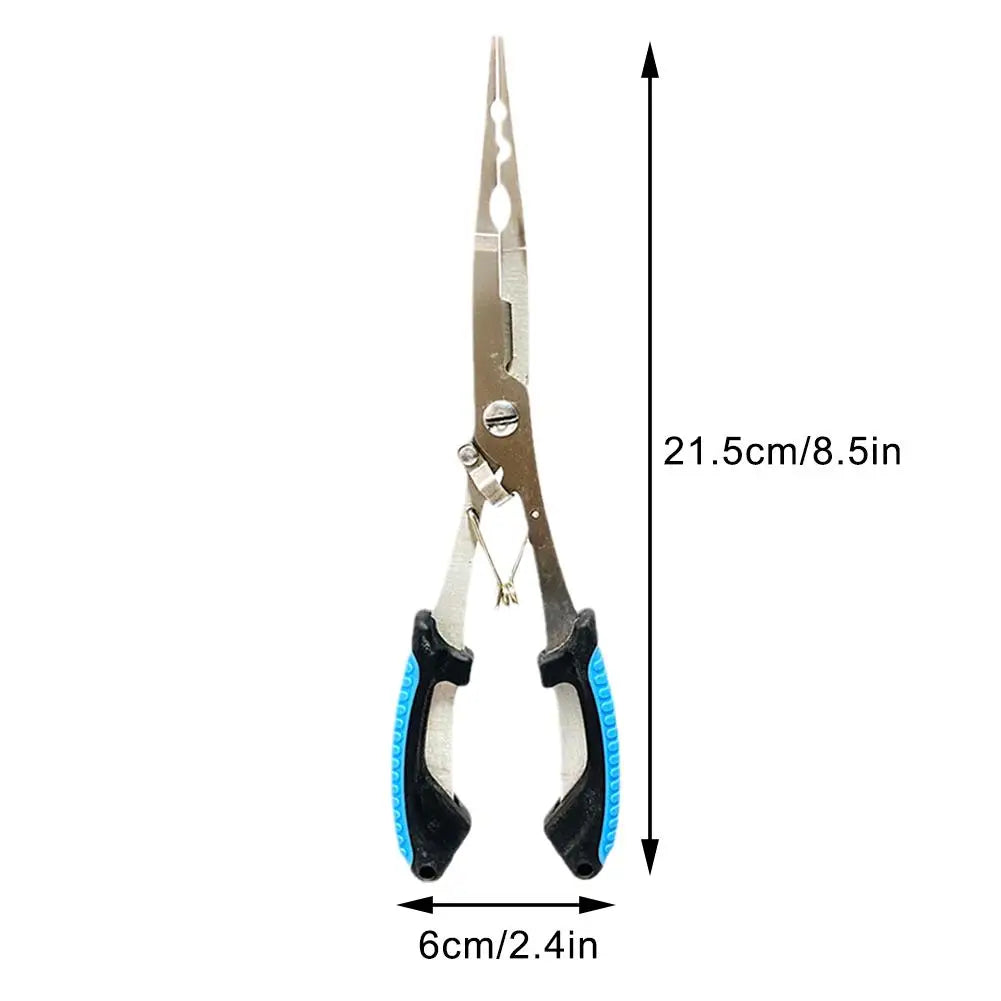 Fishing Pliers Long Nose Stainless Steel Hook Remover Cut Fishing Line Fishing Tied Hook