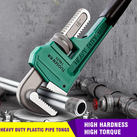 F-type Multi-function Adjustable Wrench Right Angle Design Universal Ratchet Torque Pipe Wrench Suitable Pipeline Repair Tools