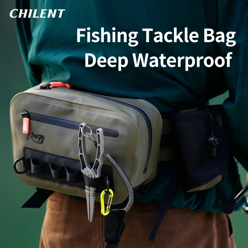Fishing Tackle Waterproof Bag Outdoor Waist Fanny Pack