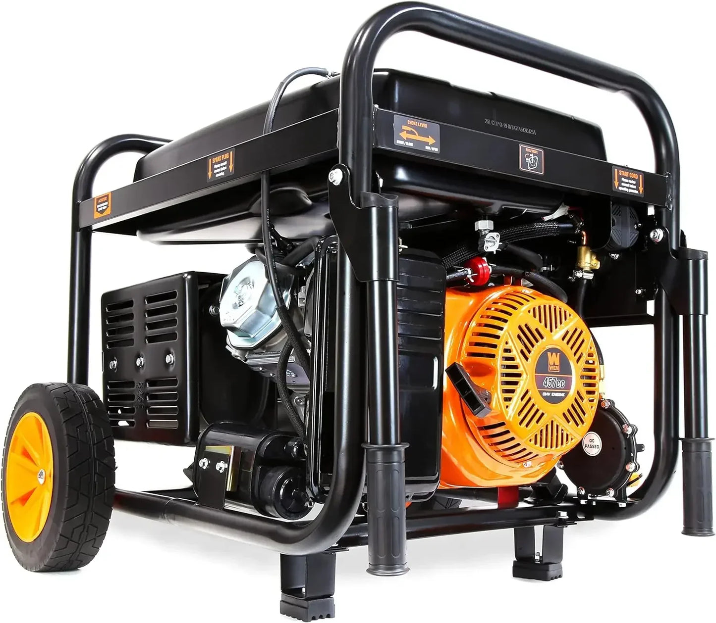 2024 HOT DF1100X 11000-Watt Electric Start Portable Generator with Wheel Kit and CO Shutdown Sensor, Black | USA | NEW