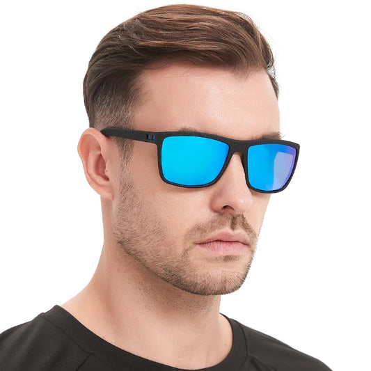 3 Pieces Vintage Check Pattern Polarized Sunglasses For Men Women Fishing Driving Fashion Square Brand Design Sun Glasses UV400