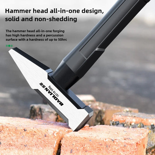 Hardware Tools Building Decoration Flat Head Hammer 200g Plastic Coated Duckbill Hammer 300g Hammer Head 500g Fitter Hammer