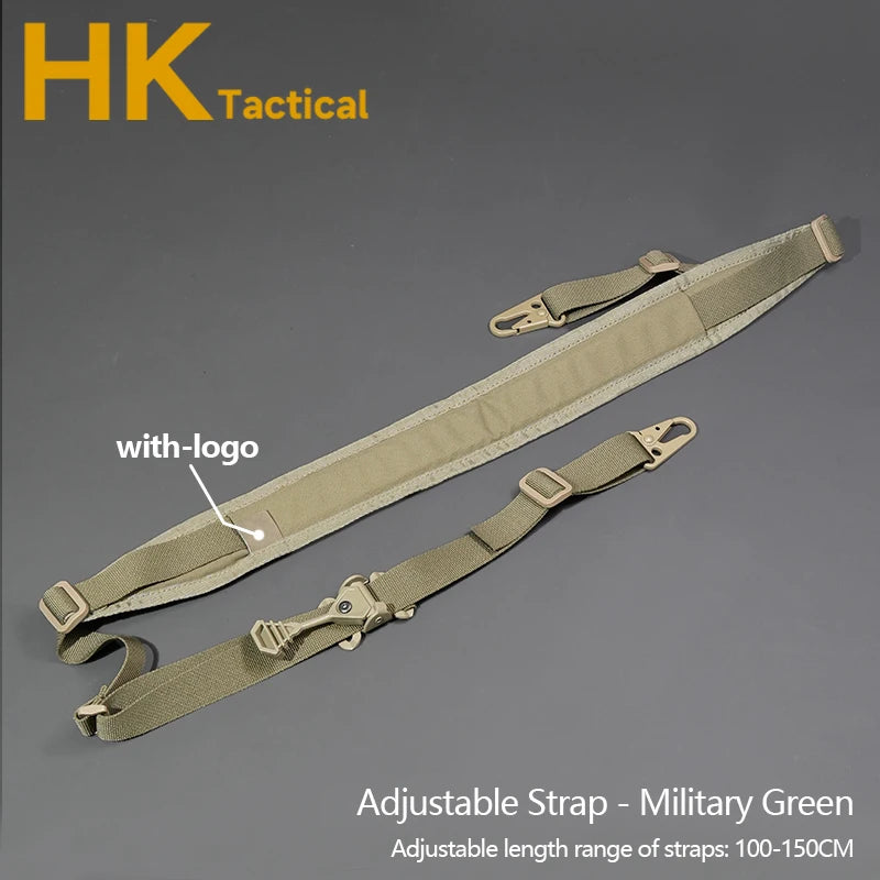Tactical Rifle 2 Point sling Modular Shoulder Strap QD Quick Adjust M4 AK