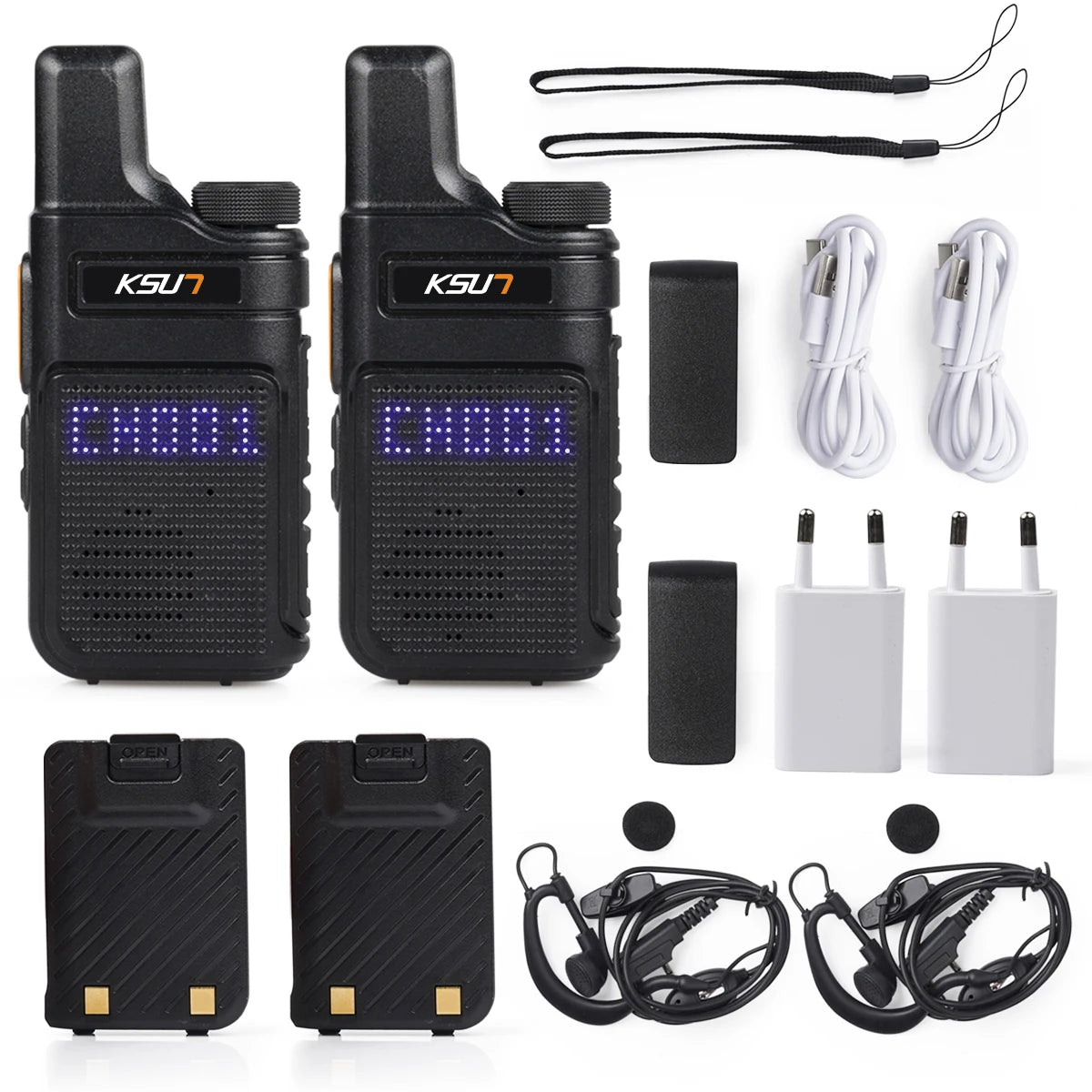 KSUT PMR446 Walkie Talkie 2pcs/1pcs Mini Size Portable Handheld Radio Wireless Set Two Way Radio Station Comunicador Transceiver
