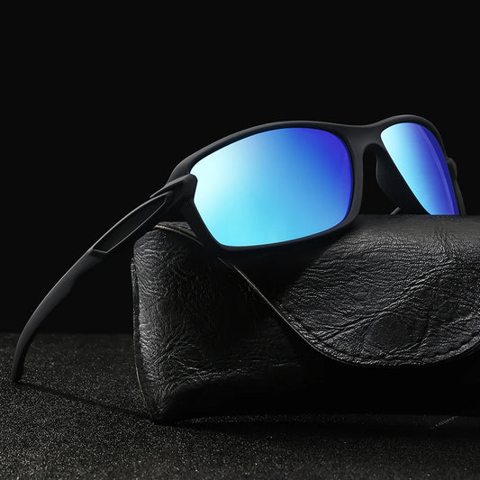 2 PCS Fashion Vintage Sunglasses Men Women Fishing Driving Man Luxury Brand Designer Sun Glasses Anti-Glare Retro Eyewear UV400