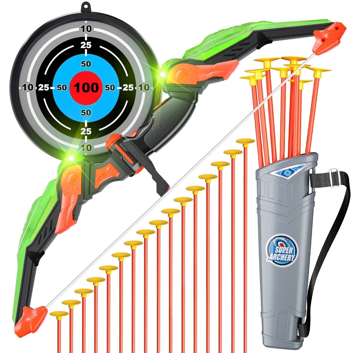 Archery Target Bow & Arrow Toys for Kids