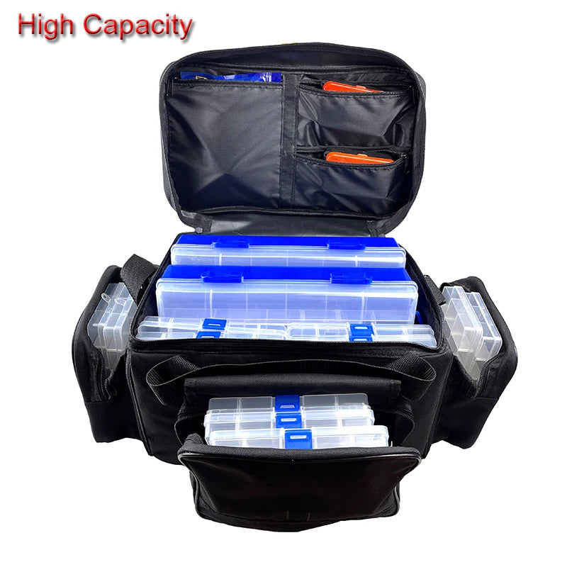 Large Capacity Fishing Bag Waterproof Multifunctional Lure Waist Pack Outdoor