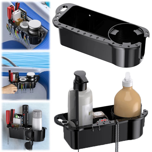 Boat Storage Organizer Fishing Tool Holder Marine Cup Holder Marine Storage Caddy Box