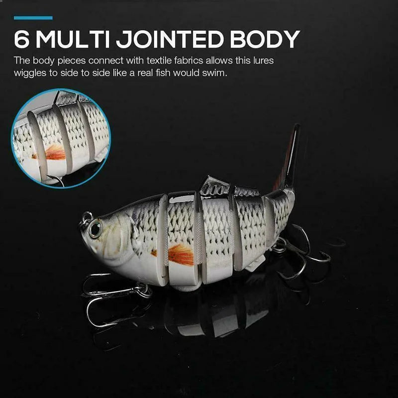 5pcs Bionic Lures random color Realistic fish shape Fishing Bait Float Lure Bionic Bait Accessories