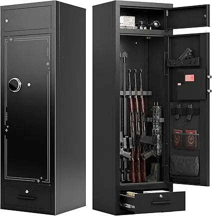 10-15 Gun Safes for Home Rifle and Pistols, Large Gun Cabinets for Rifles and Shotguns,Gun
