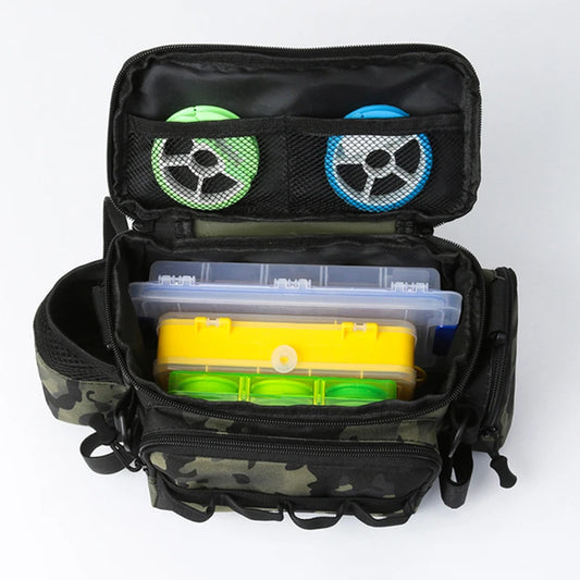 Fishing Tackle Bags Waist Fanny Pack Fishing Lures Line Box Utility Storage Accessories Outdoor Camping