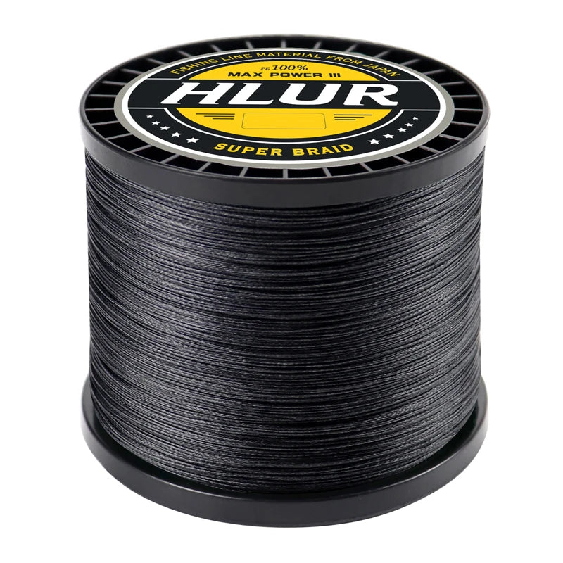 HLUR X8 Strong 300M 1000M 8 Strand Weaves PE Braided Fishing Multifilament 8 Braid Wire 20-88LB