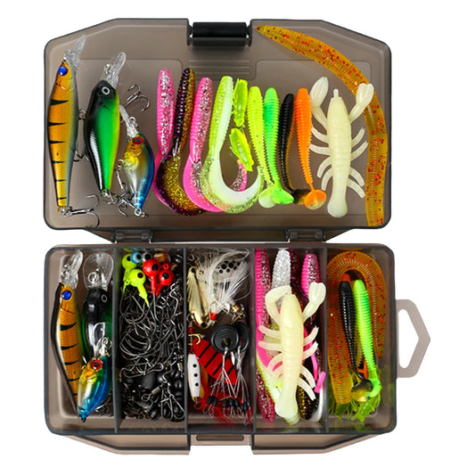 Fishing Lures Set Soft and Hard Bait