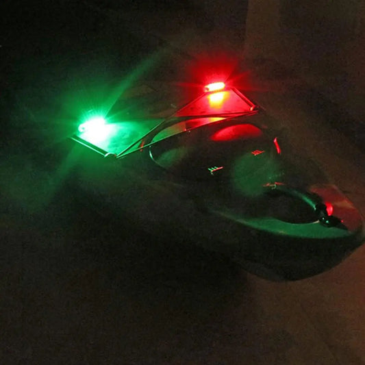 LED Boat Navigation Light Type-C Charging Boat Signal Lamp 4 Modes Marine Sailboat