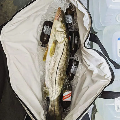 Insulate Fish Cooler Bag Kayak Kill Bag with Drain Plug Beach Surf Tackle Storage Bag Perfect