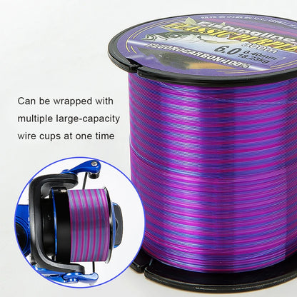 Fishing Line Nylon Main Line Soft Resist Instantaneous Explosive Power Fishing Lines Linha