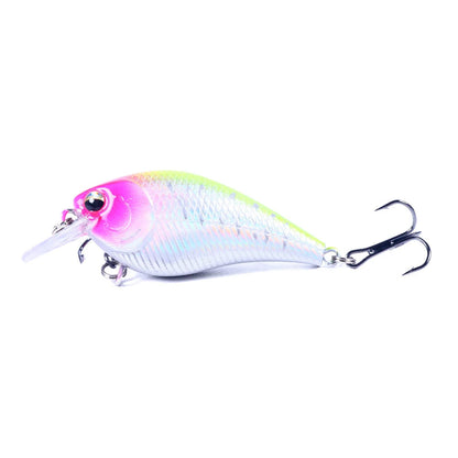 Hengjia 1pcs 7cm 9.5g Square Bill Crankbait Artificial Wobbler Shallow Diving Bait Fishing Lure for Bass