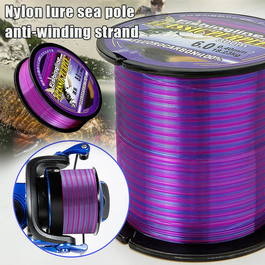Fishing Line Nylon Main Line Soft Resist Instantaneous Explosive Power Fishing Lines Linha