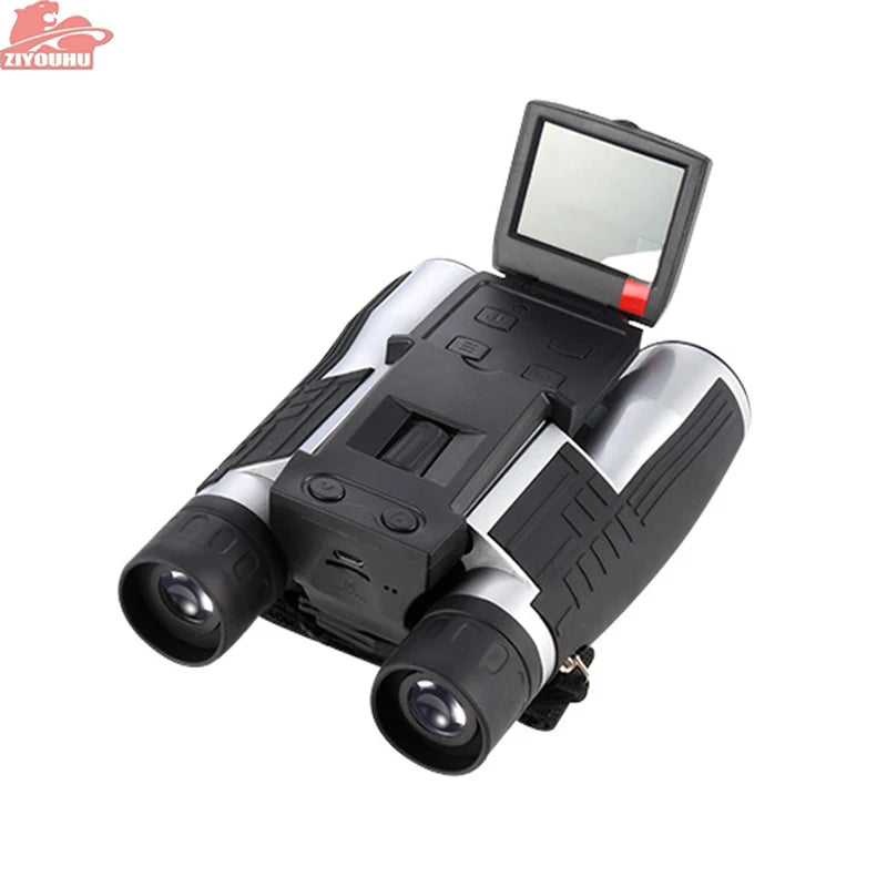 -HD Digital Binocular Telescope Camera, VCR Function, 2.4 "LCD Display Screen for Camping,