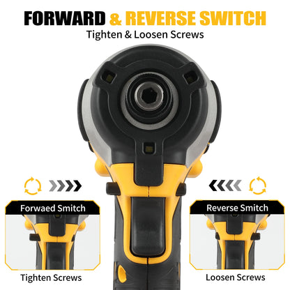 2025 DeWalt lithium brushless electric screwdriver, electric hand drill, impact drill combination kit DCD805 DCF850