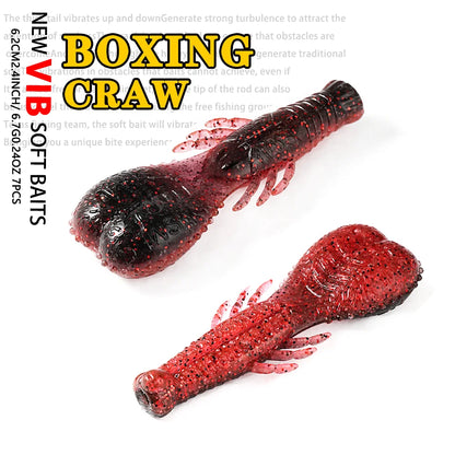 SUNMILE Stick Bait 6.2cm6.6g Casting Heavy Weighted Soft Plastic Lures Craw Artificial Bait Silicone Shad Lure For Bass Fishing