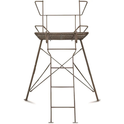 6 Foot Tripod Hunting Tower Blind, 2-Man Stand Elevated, Hunting Gear
