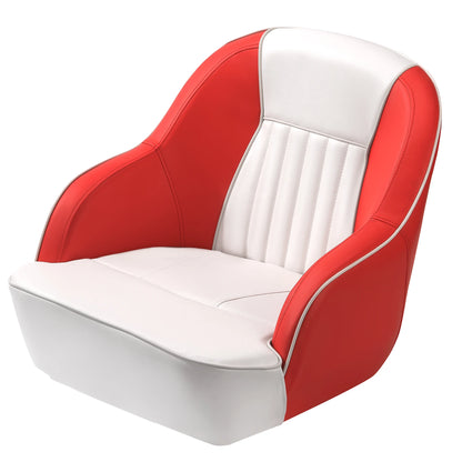 Captain Bucket Seat, Pontoon Boat Seat with Thickened Sponge Padding,