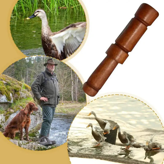 Wooden Whistle Lure Hunting All Ducks Mallard Lure Outdoor Hunting Realistic Sound Calls