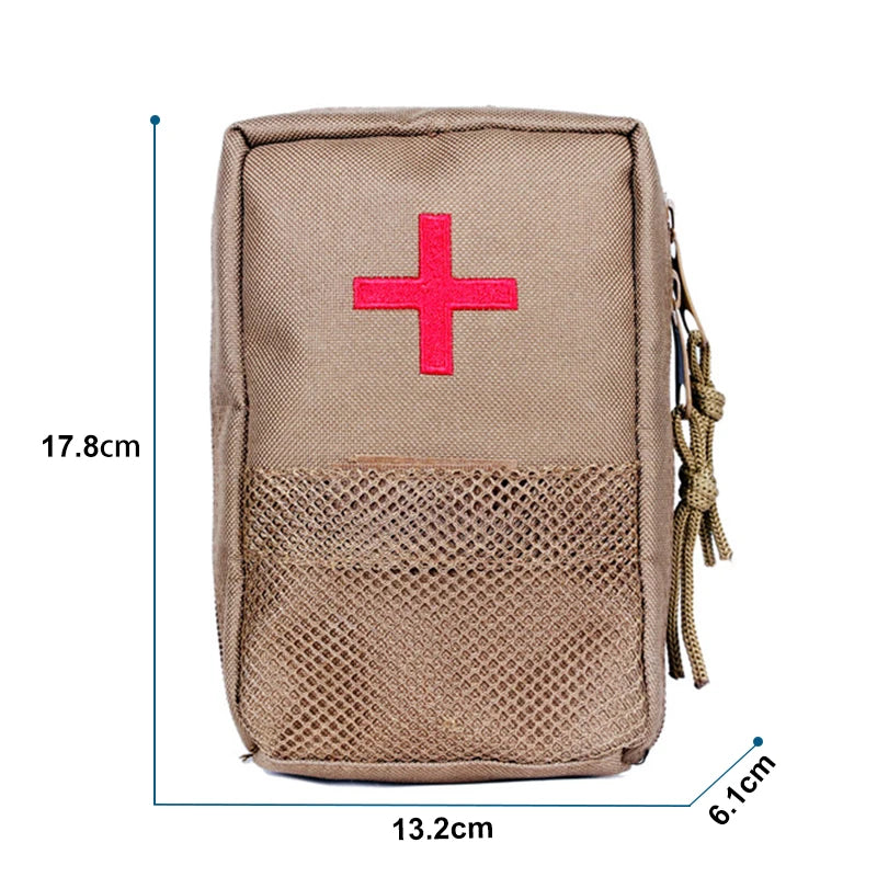 Utility 22CM Large Size Tactical Waist Bag Molle First Aid Bag Belt EDC Medical Pouch Emergency