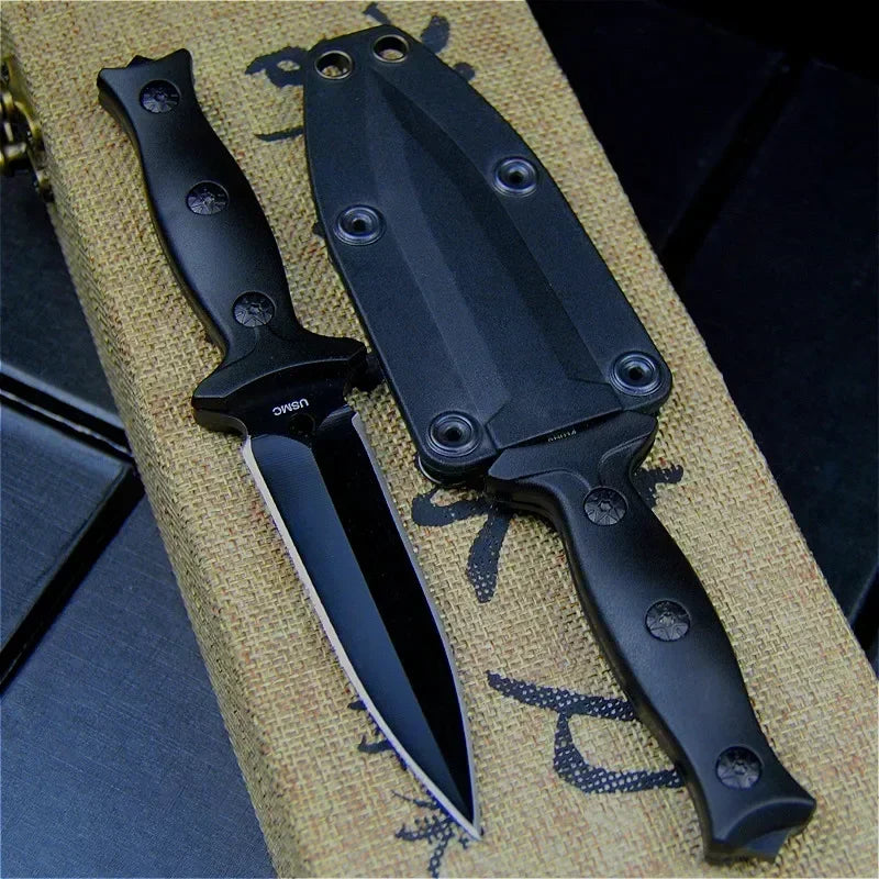 High Hardness Pocket Tactical Knife Fixed Blade Knife Survival Rescue EDC Tool Hunting Knife Military