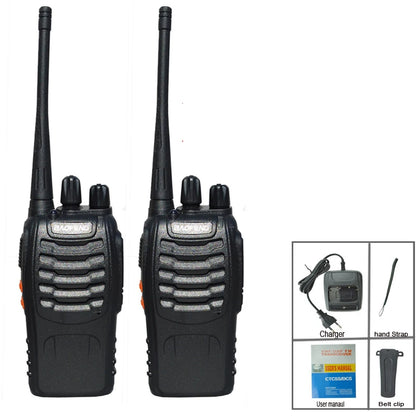 2Pcs/Lot Baofeng BF-888S Walkie Talkie Two-way Radio Set BF 888s UHF 400-470MHz 16CH Walkie-talkie Radios Transceiver