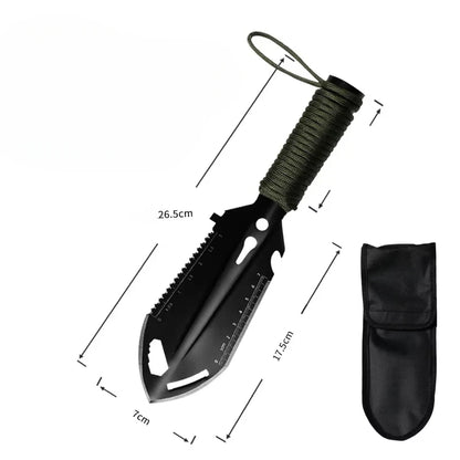 Outdoor camping, soldier shovel, multifunctional tactical hand shovel, portable excavator, garden garden shovel, vegetable garde