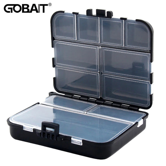 Portable Composable Space Plastic Fishing Tackle Box 2 Layers 12 Individual Spacer Container Bait Hook Tool Storage Pesca Case