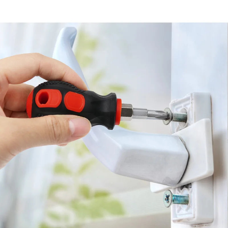 Screwdriver Radish Head Screw Mini Small Portable Driver Handle Repair Tools Accessories Cross Word Ratchet