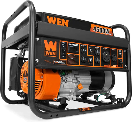 GN4500 4500-Watt 212cc Transfer Switch and RV-Ready Portable Generator, CARB Compliant, Orange/Black